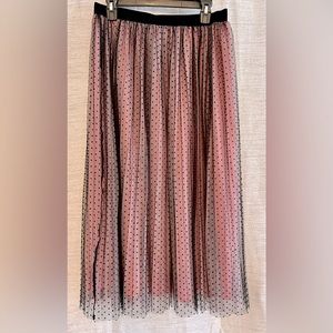 ZARA Ballerina Pink and Black Skirt | SIZE USA L